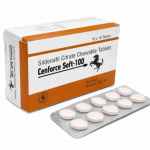 Cenforce Soft 100mg (Sildenafil Citrate – Chewable)