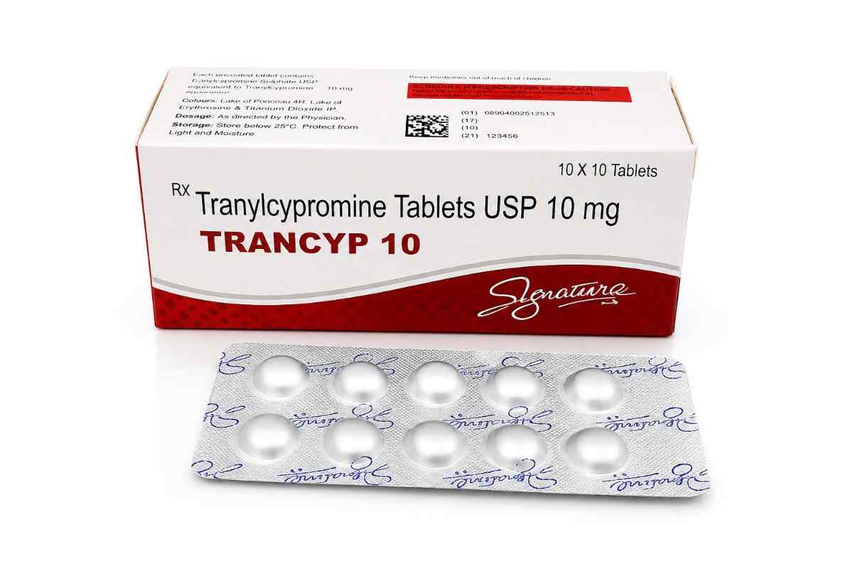 Trancyp 10Mg Tablet (Tranylcypromine)
