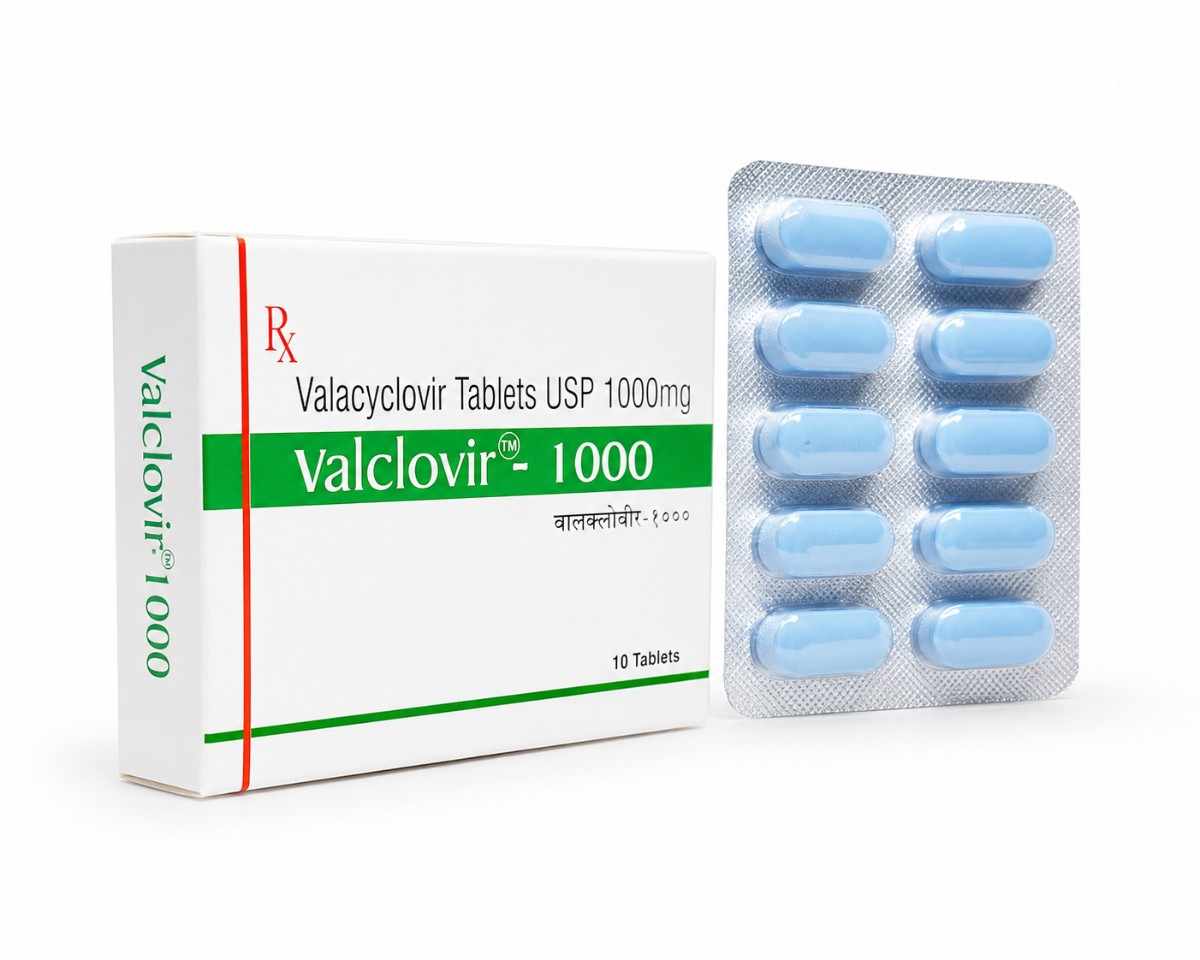 Valacyclovir 1000 mg -Generic