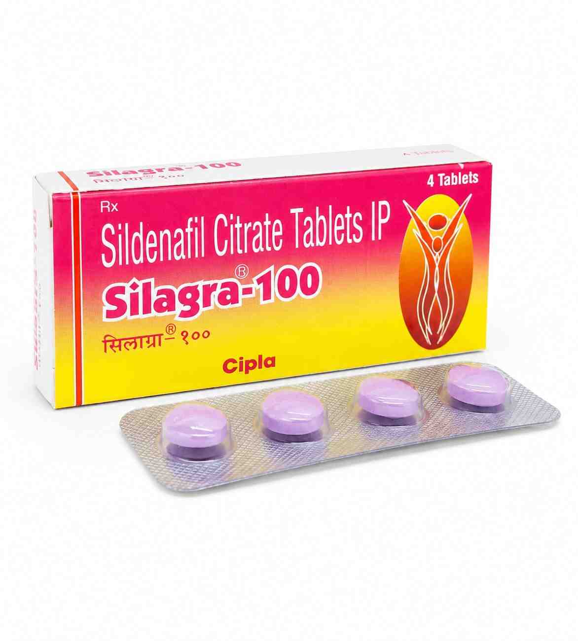 Silagra 100 Sildenafil Citrate Tablets IP Cipla