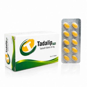 Tadalip 10mg Tadalafil Tablets box and blister strip