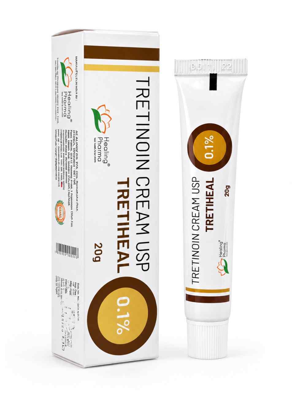 Tretinoin 0.1% Cream (Tretiheal)