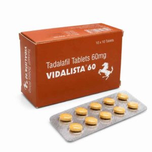 Vidalista 60 mg Tadalafil Tablets box and blister pack